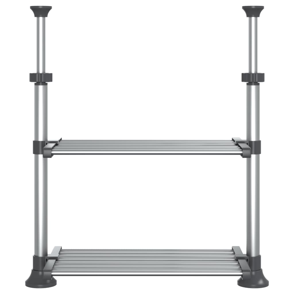 Keukenschap 50x25x(50-70) cm aluminium