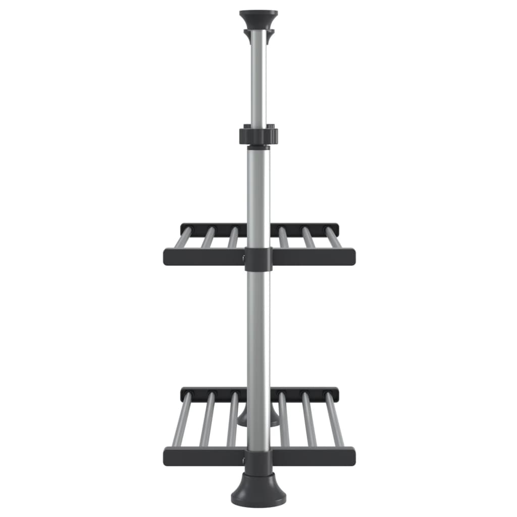 Keukenschap 50x25x(50-70) cm aluminium