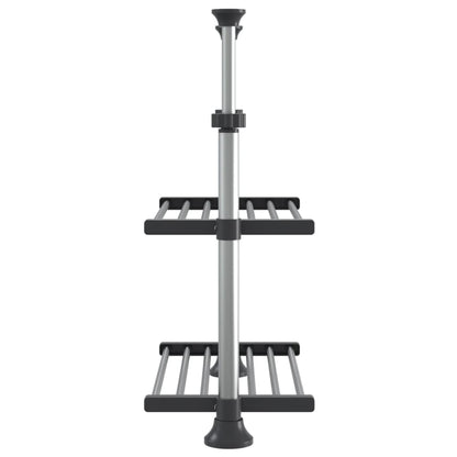 Keukenschap 50x25x(50-70) cm aluminium