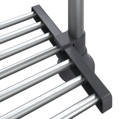 Keukenschap 50x25x(50-70) cm aluminium