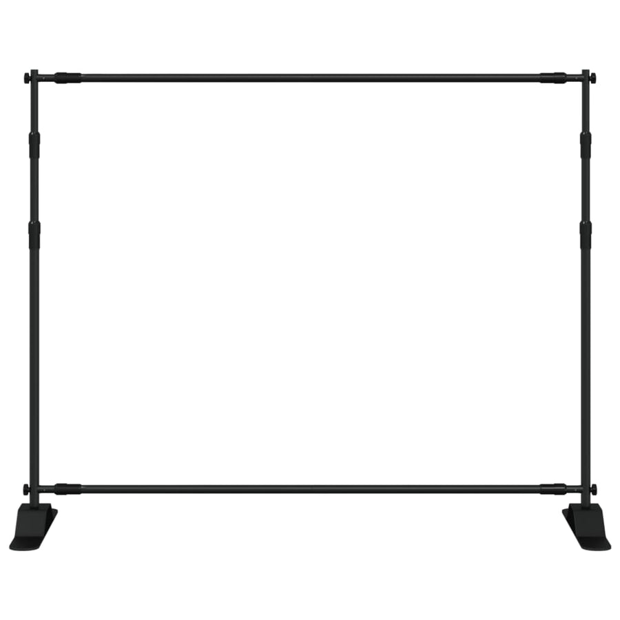 Achtergrondstandaard Staal Zwart 254 x 243 cm