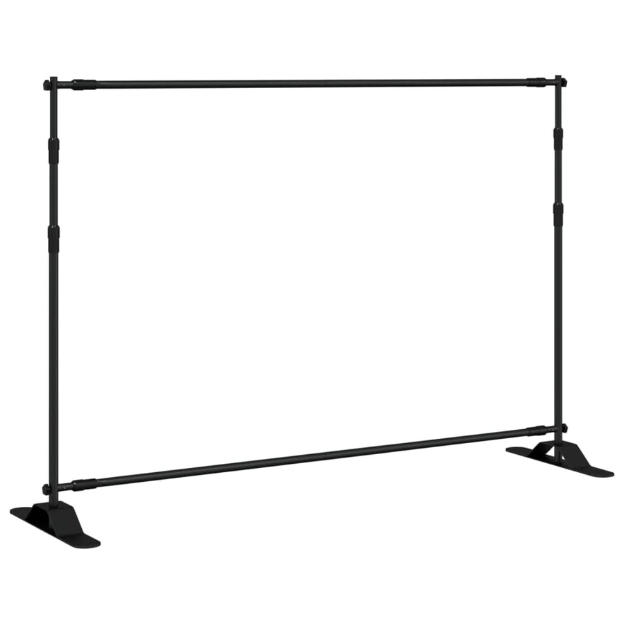 Achtergrondstandaard Staal Zwart 305 x 243 cm
