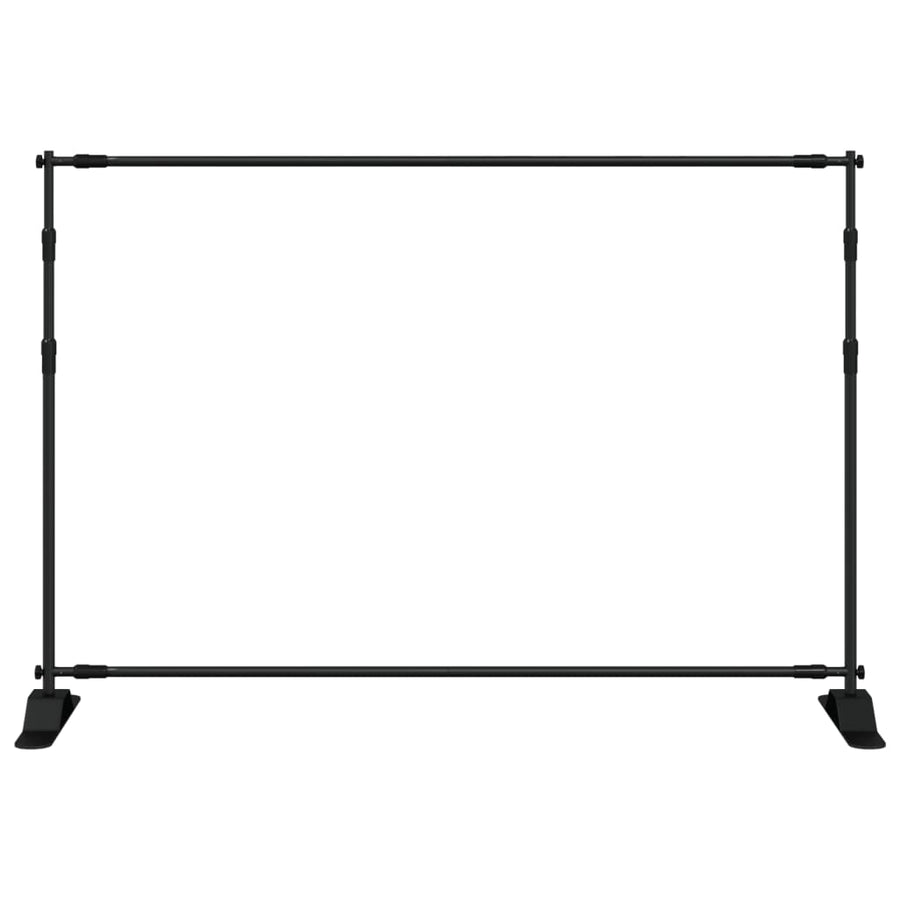 Achtergrondstandaard Staal Zwart 305 x 243 cm