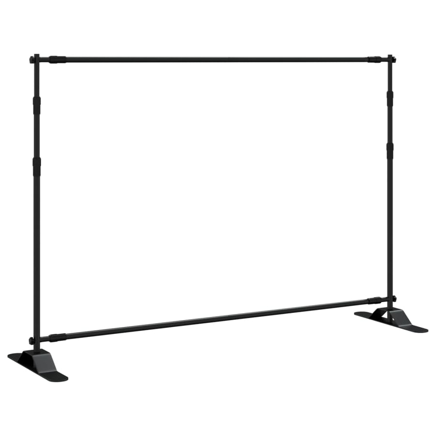 Achtergrondstandaard Staal Zwart 305 x 243 cm