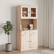 Tall cabinet ALTA 77x35x165 cm solid pine