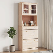 Tall cabinet ALTA 77x35x188 cm solid pine