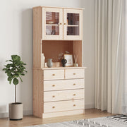 Tall cabinet ALTA 77x35x165 cm solid pine
