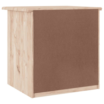Nachtkastje Alta 43X35X40,5 Cm Massief Grenenhout