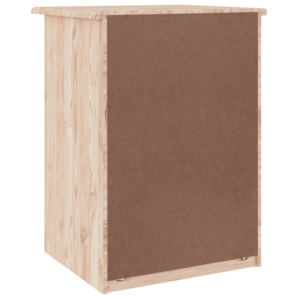 Nachtkastje Alta 41X35X55 Cm Massief Grenenhout