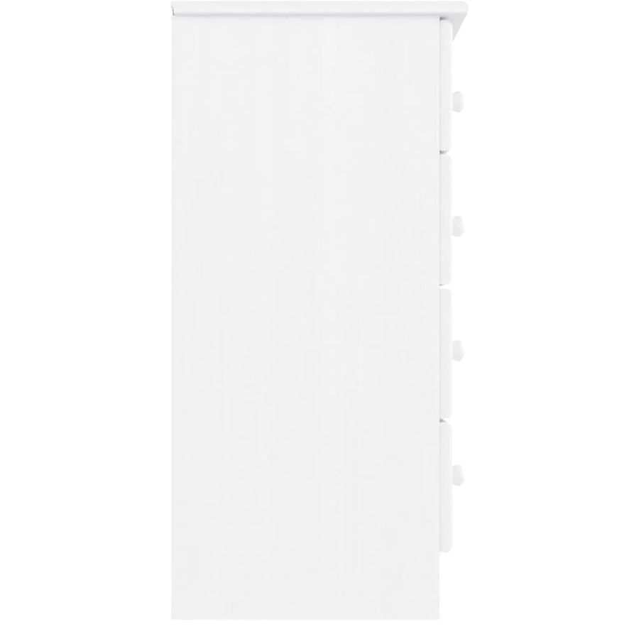 Ladekast Alta 77X35X73 Cm Massief Grenenhout Wit