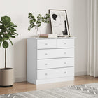 Chest of drawers ALTA 77x35x73 cm solid pine white