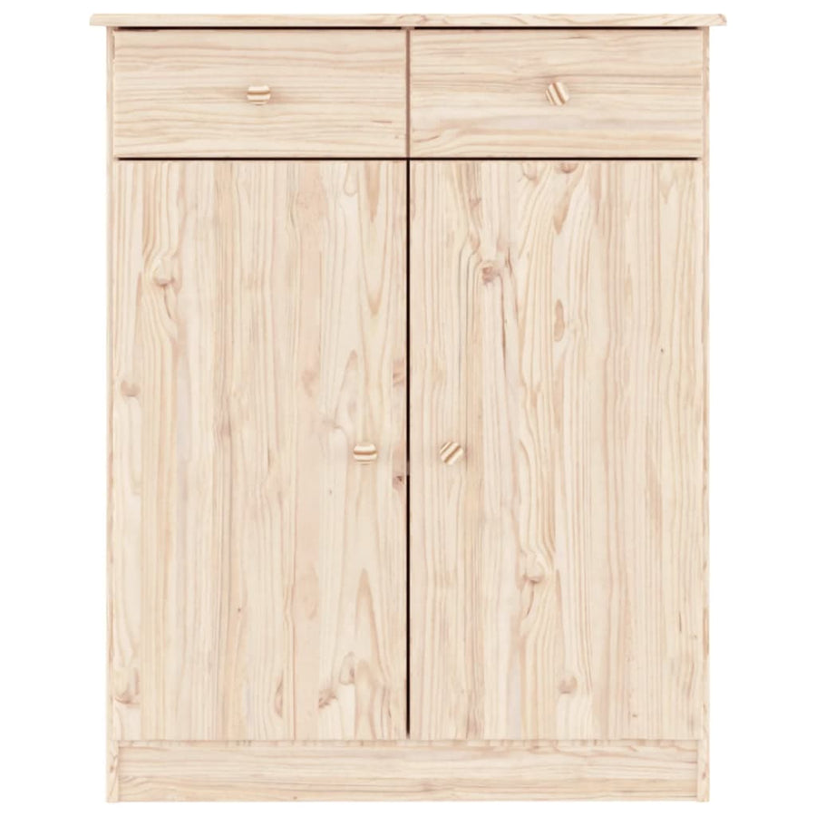 Schoenenkast Alta 77X35X96 Cm Massief Grenenhout