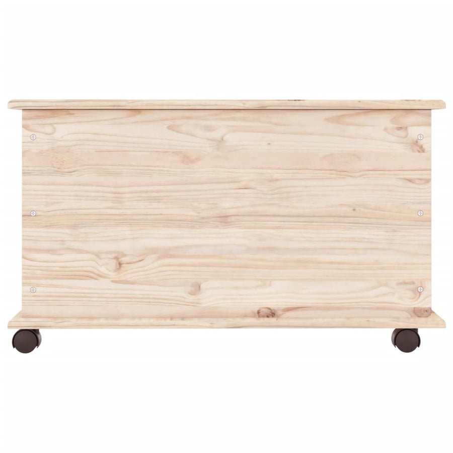 Opbergkist Met Wielen Alta 73X39,5X44 Cm Massief Grenenhout