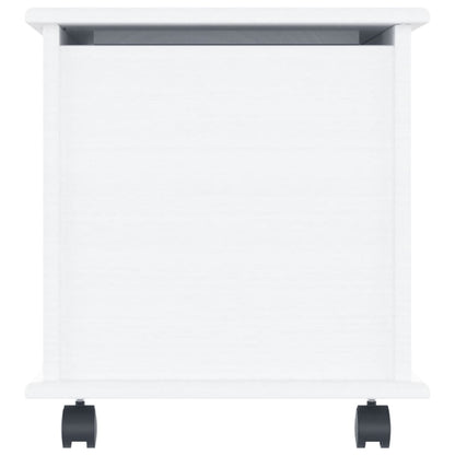 Opbergkist Met Wielen Alta 73X39,5X44 Cm Massief Grenenhout Wit