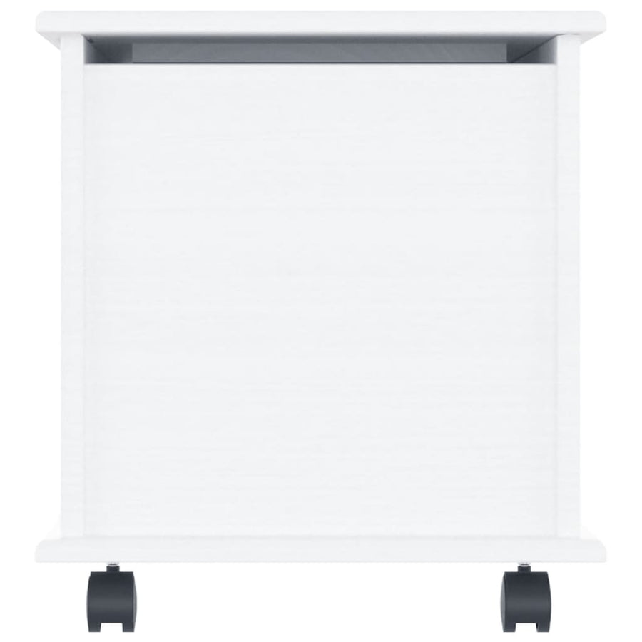 Opbergkist Met Wielen Alta 73X39,5X44 Cm Massief Grenenhout Wit