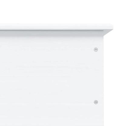 Opbergkist Met Wielen Alta 73X39,5X44 Cm Massief Grenenhout Wit