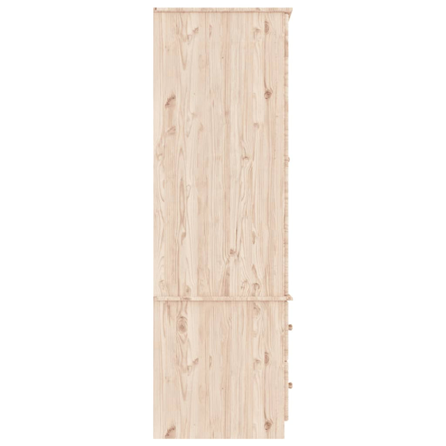Kledingkast Alta 90X55X170 Cm Massief Grenenhout