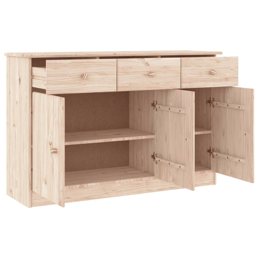 Dressoir Alta 112X35X73 Cm Massief Grenenhout
