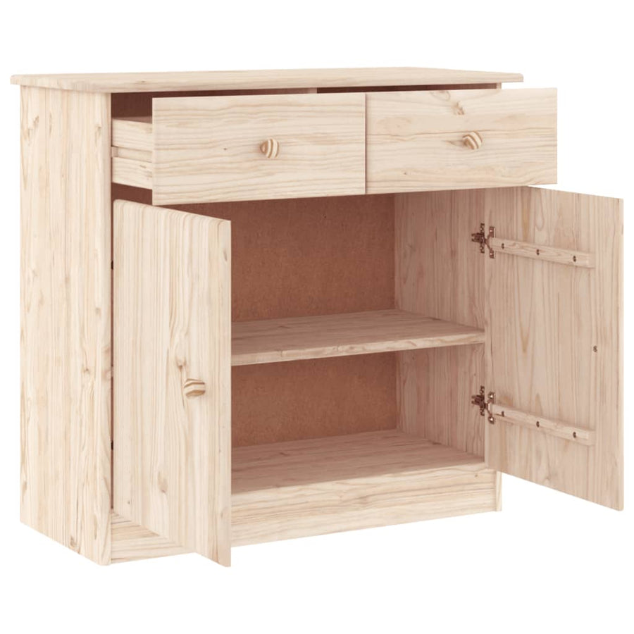 Dressoir Alta 77X35X73 Cm Massief Grenenhout