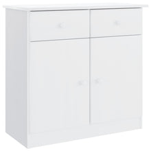 Dressoir Alta 77X35X73 Cm Massief Grenenhout Wit
