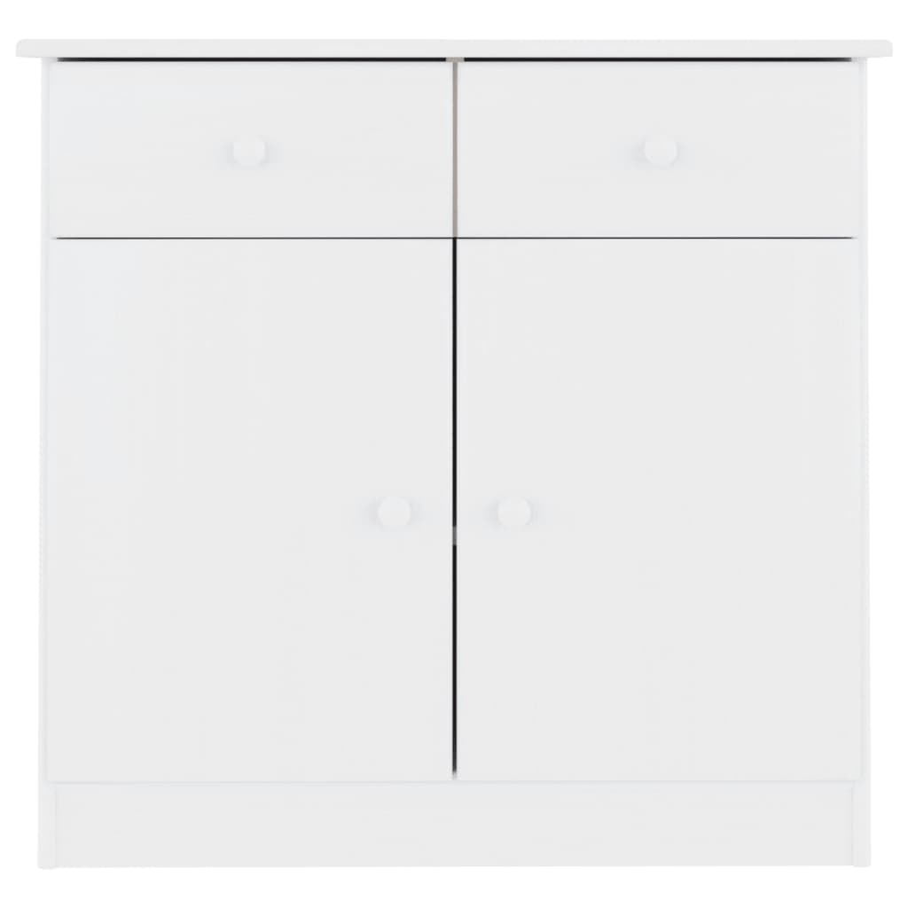 Dressoir Alta 77X35X73 Cm Massief Grenenhout Wit