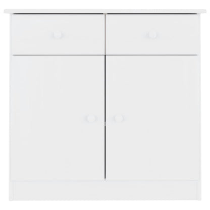 Dressoir Alta 77X35X73 Cm Massief Grenenhout Wit