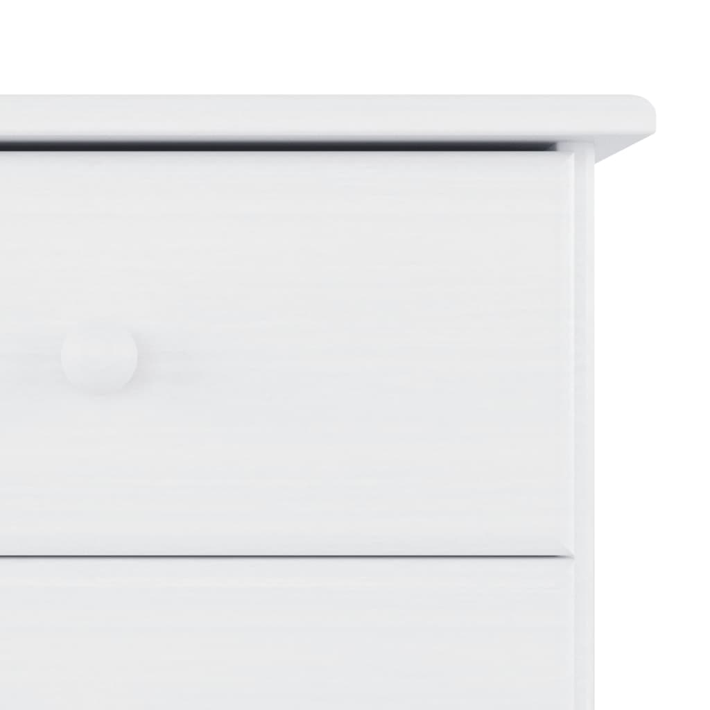 Dressoir Alta 77X35X73 Cm Massief Grenenhout Wit