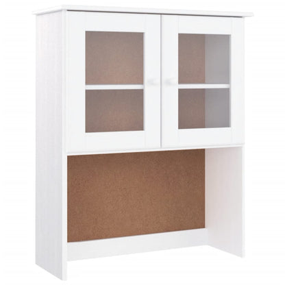 Opzetkast Alta 77X30X92 Cm Massief Grenenhout Wit