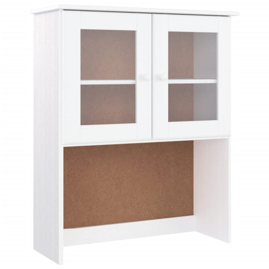 Opzetkast Alta 77X30X92 Cm Massief Grenenhout Wit