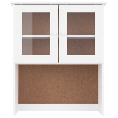 Opzetkast Alta 77X30X92 Cm Massief Grenenhout Wit