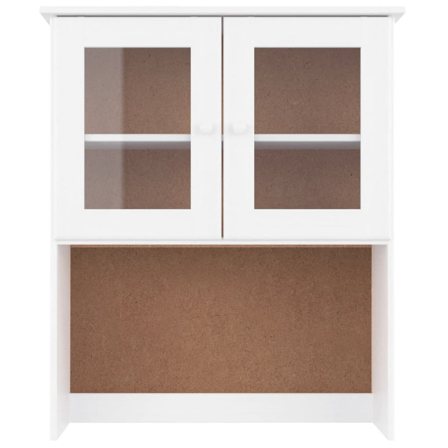 Opzetkast Alta 77X30X92 Cm Massief Grenenhout Wit