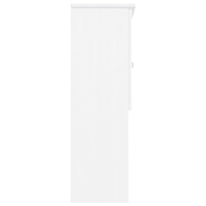 Opzetkast Alta 77X30X92 Cm Massief Grenenhout Wit