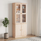 Display cabinet ALTA 77x35x186.5 cm solid pine