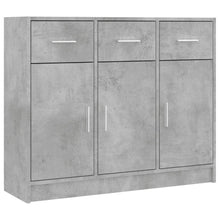 Dressoir 91X28X75 Cm Bewerkt Hout Betongrijs