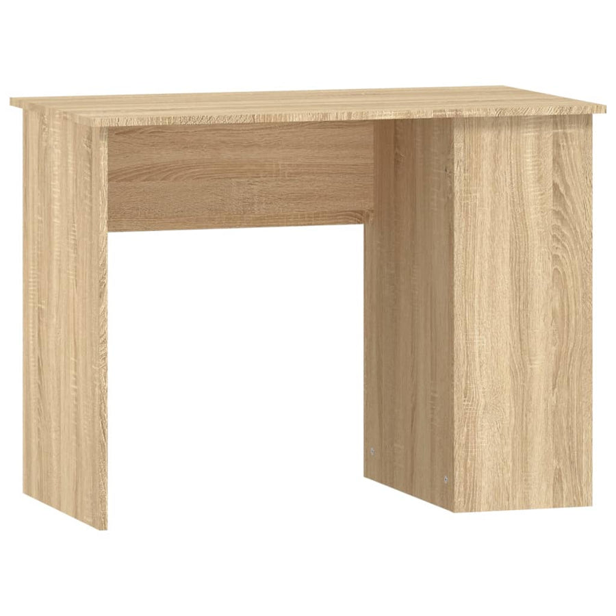 Bureau 100X55X75 Cm Bewerkt Hout Sonoma Eikenkleurig