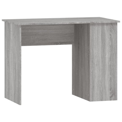 Bureau 100X55X75 Cm Bewerkt Hout Grijs Sonoma Eikenkleurig
