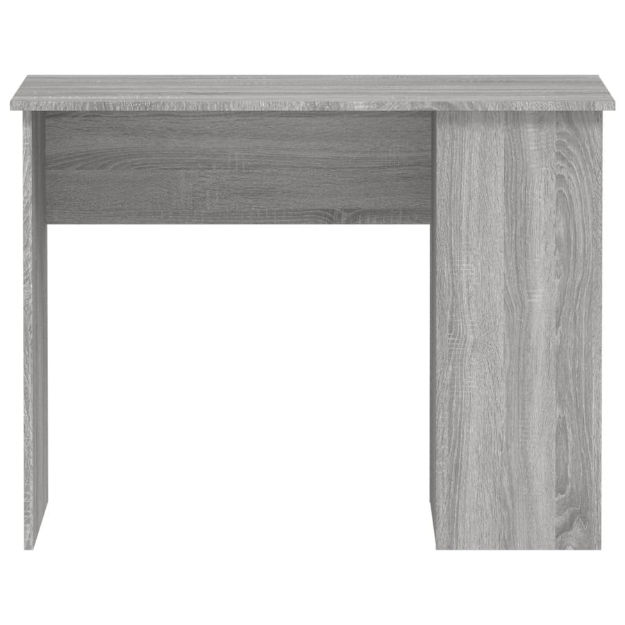 Bureau 100X55X75 Cm Bewerkt Hout Grijs Sonoma Eikenkleurig