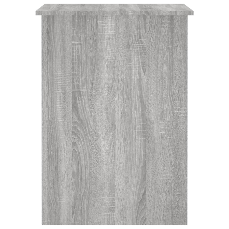 Bureau 100X55X75 Cm Bewerkt Hout Grijs Sonoma Eikenkleurig