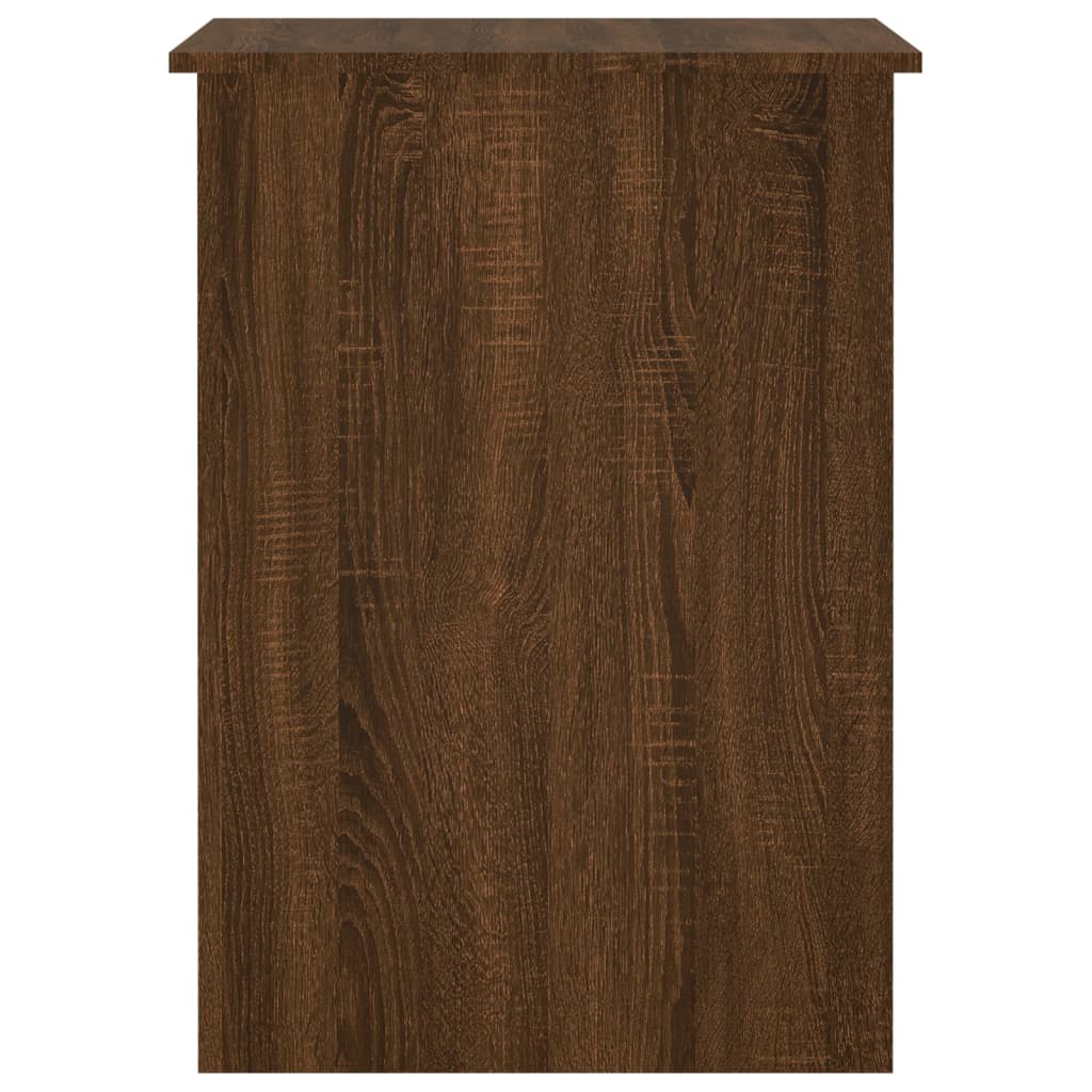 Bureau 100X55X75 Cm Bewerkt Hout Bruin Eikenkleur