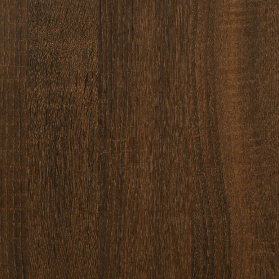 Bureau 100X55X75 Cm Bewerkt Hout Bruin Eikenkleur