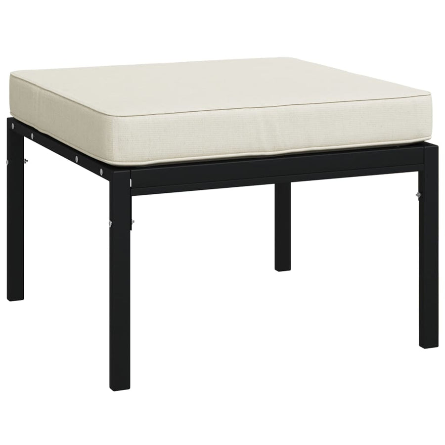 1 Loungeset Met Kussens Staal Kleurig 1