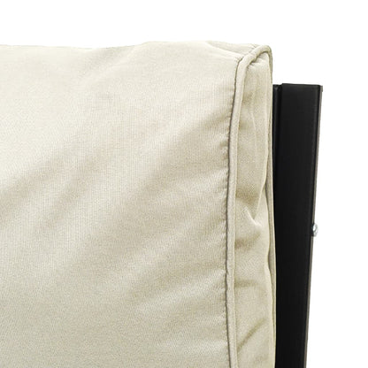 1 Loungeset Met Kussens Staal Kleurig 1