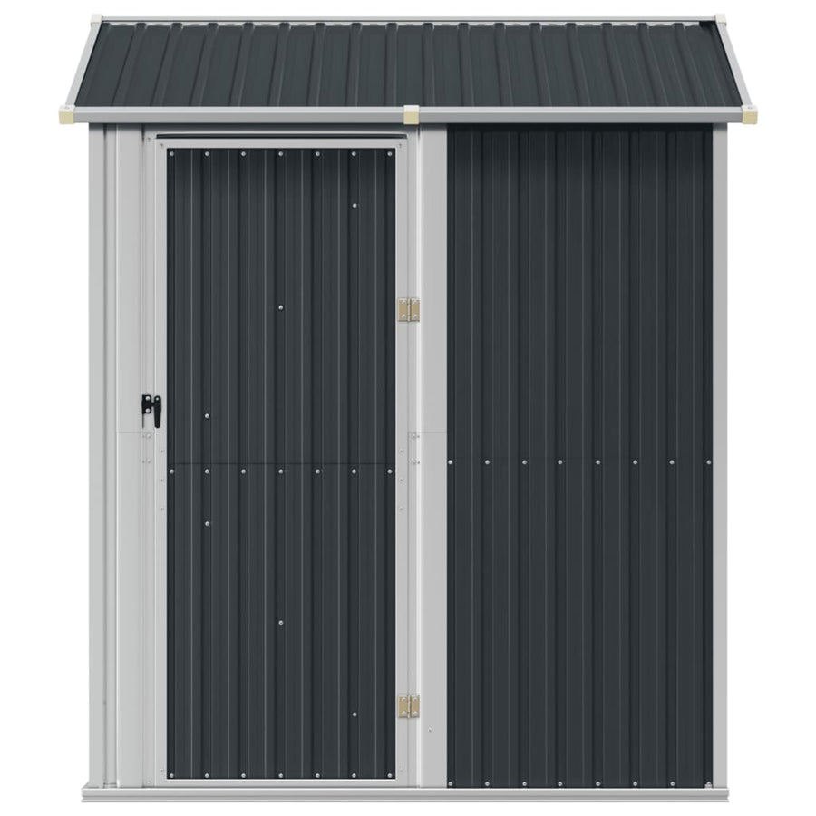 Tuinschuur 192X152,5X237 Cm Gegalvaniseerd Staal Kleur Antraciet
