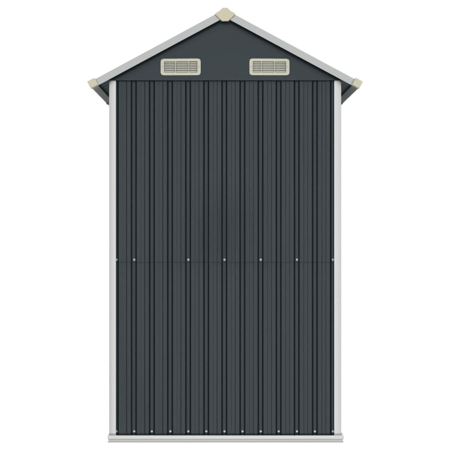 Tuinschuur 192X152,5X237 Cm Gegalvaniseerd Staal Kleur Antraciet