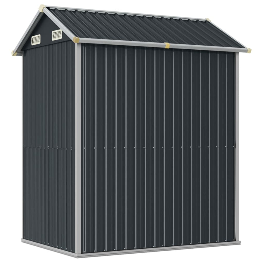 Tuinschuur 192X152,5X237 Cm Gegalvaniseerd Staal Kleur Antraciet