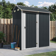 Tuinhuis 192x152,5x237 cm staal antraciet