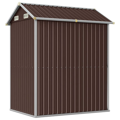 Tuinschuur 192X152,5X237 Cm Gegalvaniseerd Staal Bruin