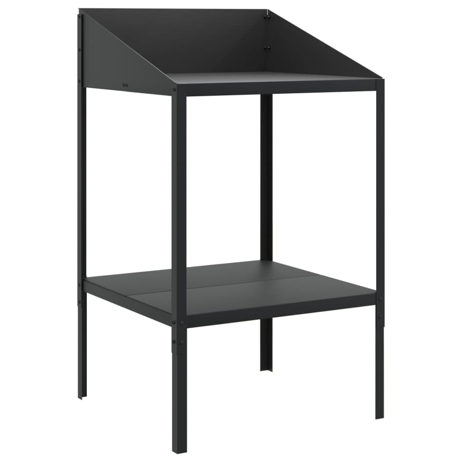 Plantenstandaard 56,5X54,5X100 Cm Verzinkt Staal Antracietkleur