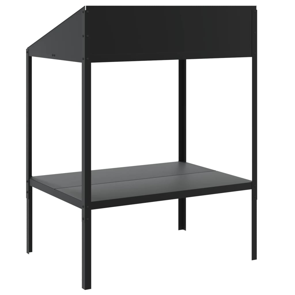 Plantenstandaard 75,5X54,5X100 Cm Verzinkt Staal Antracietkleur