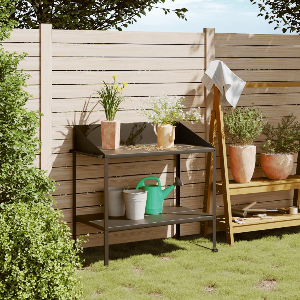 Plantenstandaard 100X54,5X100 Cm Verzinkt Staal Antracietkleur